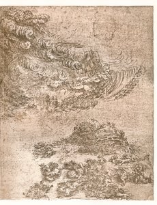 Representation of a tempest, c. 1472-c. 1519, 1883 by Leonardo da Vinci