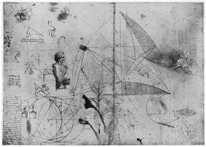 Sheet of Studies, Late 15th or Early 16th Century by Leonardo da Vinci