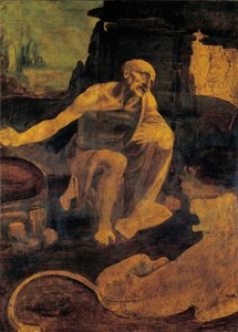 St. Jerome (c.1480-82) by Leonardo da Vinci