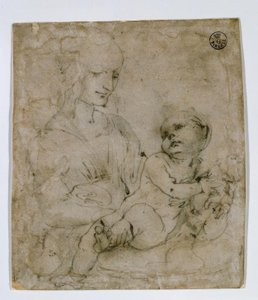 Study for Madonna with Cat