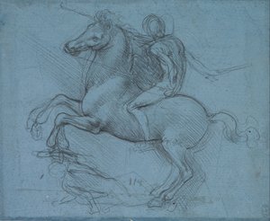 Study for an Equestrian Monument by Leonardo da Vinci