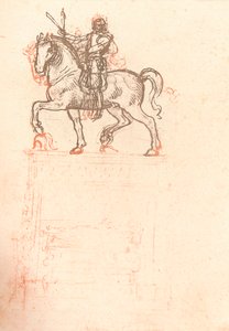 Study for the Sforza Monument by Leonardo da Vinci