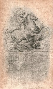 Study for the Sforza Monument by Leonardo da Vinci