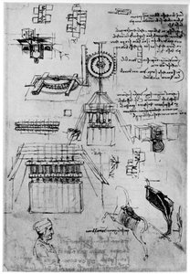 Study for the Casting of the Sforza Monument