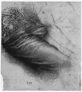 Study of a garment for St Anne