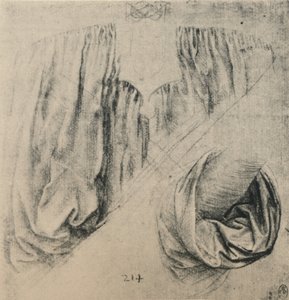 Study of the Front of a Dress and of a Sleeve, c1480