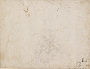 The Virgin and Child Adored by Leonardo da Vinci