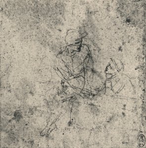Two Figures in Conversation