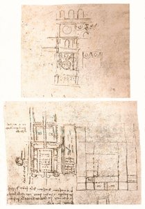 Two architectural drawings