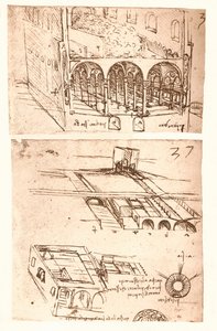Two architectural drawings