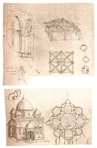 Two architectural drawings