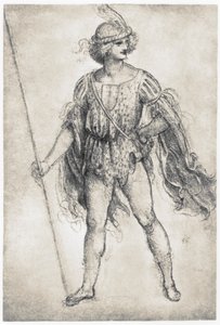 Youth in a Masquerade Costume by Leonardo da Vinci