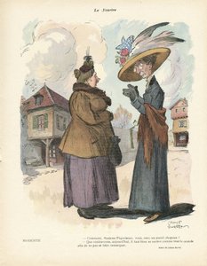 Illustration of Leonce Burret in Le Smile, no. 19, 08/05/13 - Fashion, Hat by Leonce Burret