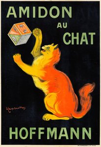 Starch with Cat by Leonetto Cappiello