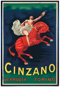 Cinzano Vermouth Torino, 1910 by Leonetto Cappiello