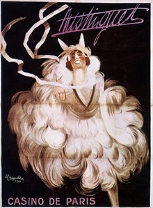 Mistinguett at the Casino de Paris, poster by Leonetto Cappiello by Leonetto Cappiello