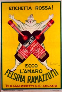 Poster for the Drink Amaro Felsina Ramazzotti by Leonetto Cappiello