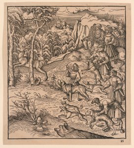 A Stag Hunt, from 