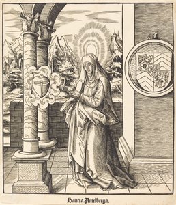 Saint Amelberga by Leonhard Beck