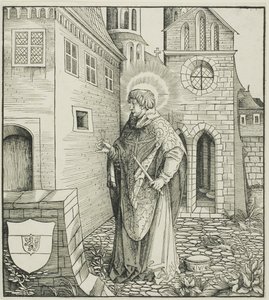 Saint Ferreolus, from Saints Connected with the House of Habsburg by Leonhard Beck