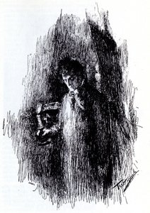 Illustration to drama The Masquerade by M. Lermontov, 1891 by Leonid Osipovic Pasternak
