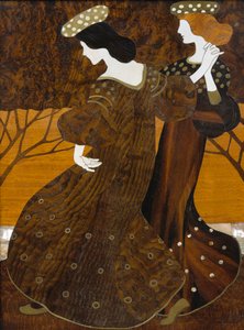Chest of Drawers, ca 1908, by Leopold Bauer, Detail, Austria, 20th Century
