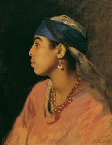 Egyptian Singer by Leopold Carl Muller