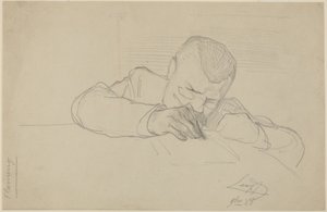 An Engraver by Leopold Flameng