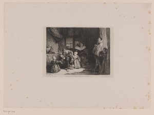 Henry IV and the Ambassador of Spain by Leopold Flameng