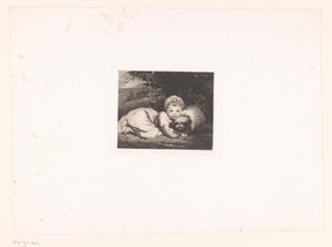 Princess Sophia Matilda of Gloucester with Her Dog
