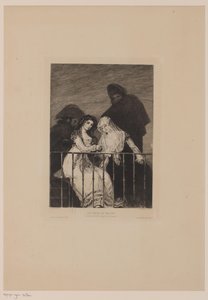 Two Women with Two Men in the Shadow