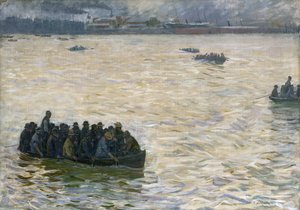 Shipyard Workers Returning Home on the Elbe, 1894