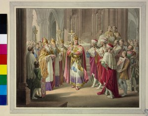 Election of King 1273 by Leopold Kupelwieser