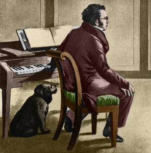 Portrait of the Austrian Composer Franz Schubert by Leopold Kupelwieser