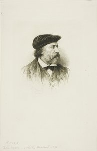 Portrait of Daubigny by Leopold Massard