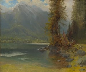 The Eibsee by Leopold Rottmann