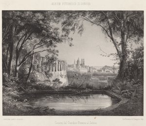 Genoa at the Giardino Durazzo al Zerbino by Leopoldina Zanetti Borzino