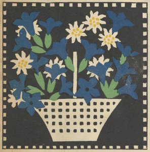 Basket of Flowers, 1907 by Leopoldine Kolbe