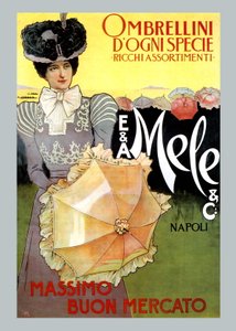 Rich Assortment in Umbrellas from Mele by Leopoldo Metlicovitz