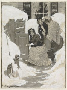 Sketch for a Book Illustration by Leroy William Jacobs