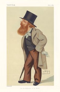 William Holman Hunt - Portrait by Leslie Matthew (1851 1922) Ward