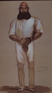 Cricket Hero W.G. Grace, Caricature for Vanity Fair by Leslie Matthew Ward