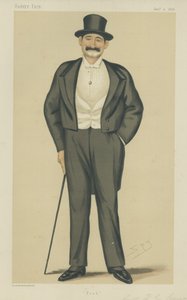 Captain Frederick Gustavus Burnaby by Leslie Matthew Ward