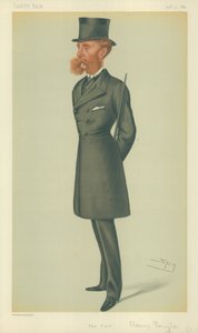 Lord Dorchester, The Turf, Vanity Fair Cartoon by Leslie Matthew Ward
