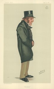 Lord Tollemache, Cheshire, 30 April 1881, Vanity Fair Cartoon by Leslie Matthew Ward