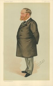 Mr Charles Henry Wilson, A Squatter, 24 January 1885, Vanity Fair Cartoon by Leslie Matthew Ward