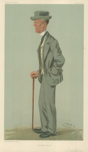 Mr Edward Weatherby, The match-book, 17 October 1901, Vanity Fair cartoon by Leslie Matthew Ward