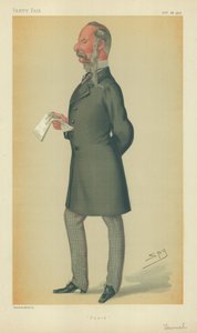 Mr John Tenniel, Punch, 26 October 1878, Vanity Fair cartoon by Leslie Matthew Ward