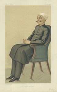 Nawab Sir Salar Jung, An Indian Statesman, Vanity Fair cartoon by Leslie Matthew Ward