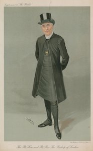 Portrait of the Bishop of London by Leslie Matthew Ward